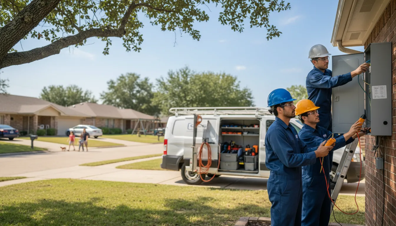 Certified electrician providing emergency electrical services in Statenville, GA